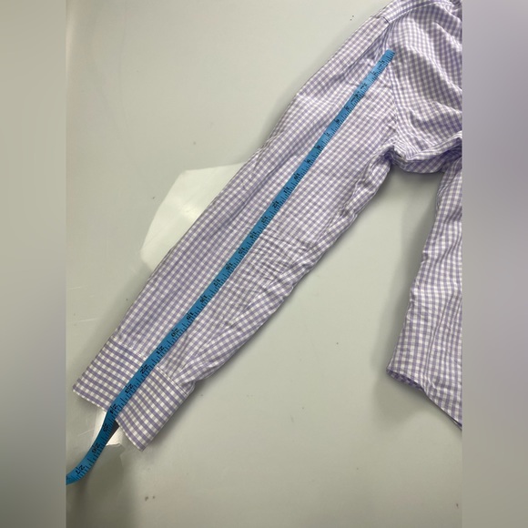 CHARLES TYRWHITT light purple button down blouse p30-41 - Picture 9 of 9